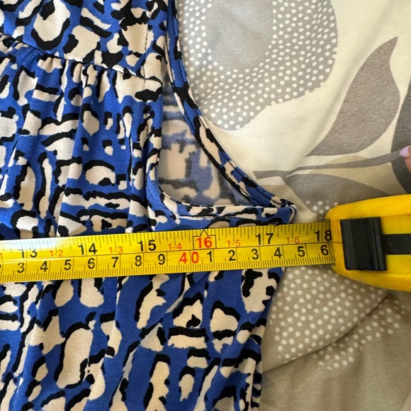 CHARTER CLUB SLEEVELESS FAUX WRAP DRESS. FLOWY AND LIGHTWEIGHT. LIKE NEW! EUC - Picture 12 of 15